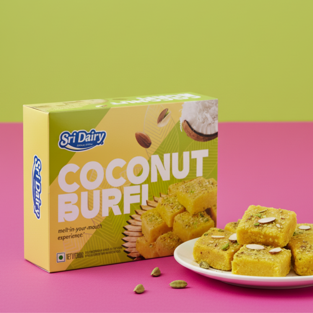 Sri Dairy Coconut Burfi