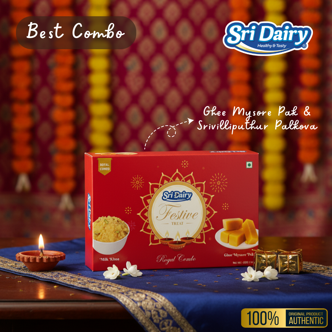 Ghee Mysore Pak & Milk Khoa