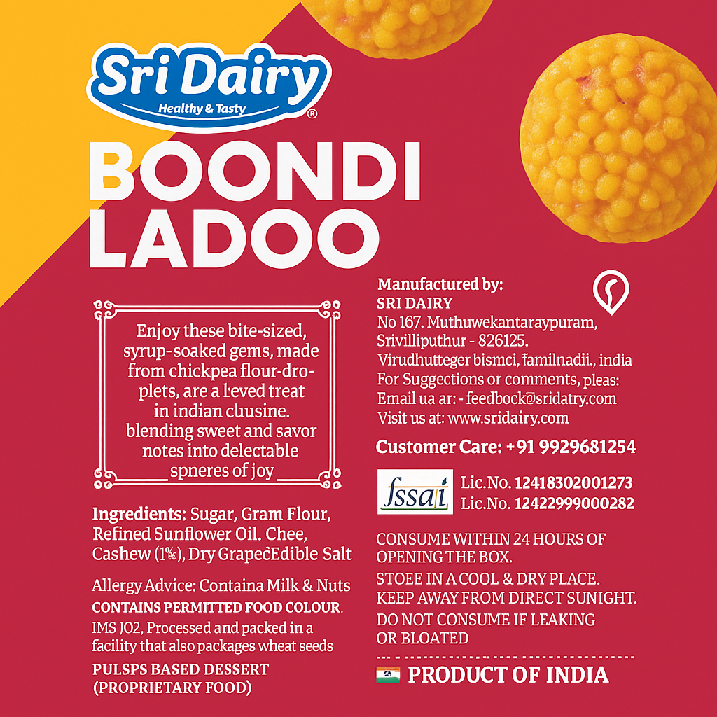 Boondi Laddu Online
